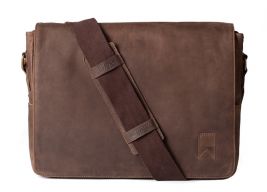 Mainstay Leather Messenger - Brown